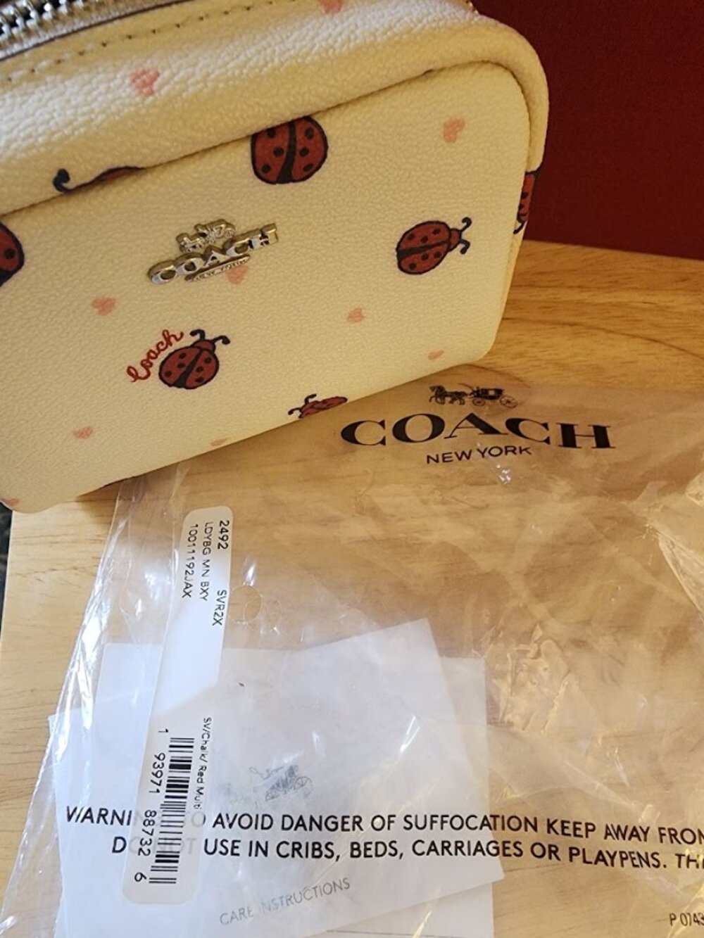 Coach Ladybug Mini Boxy Case - Picture 4 of 8